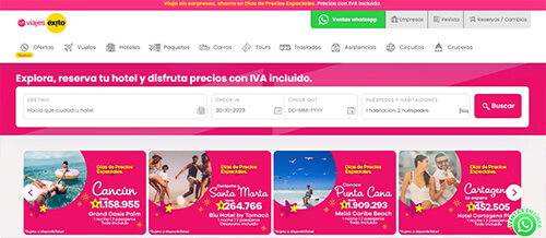 viajes exito