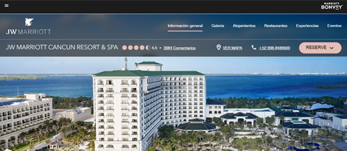hoteles de 5 estrellas en Cancún
